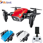 S9HW Mini Drone With Camera HD S9 No Camera Foldable RC Quadcopter Altitude Hold Helicopter WiFi FPV Micro Pocket Drone Aircraft