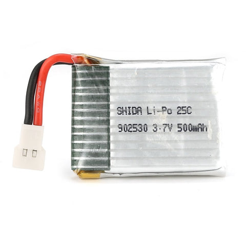 1S 3.7V 500mAh Li-po Rechargeable Battery for Wltoys F949 RC Fixed Wing Airplane Drone UAV Spare Part Accessories